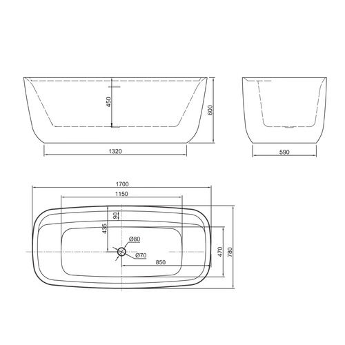 Terriccio Free-Standing Bath