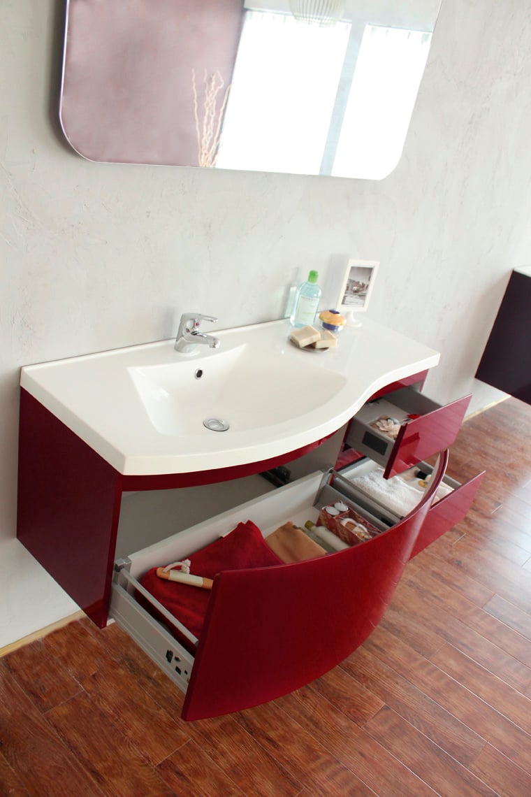 Prospero 1200mm Left Hand Wall Hung Single Vanity