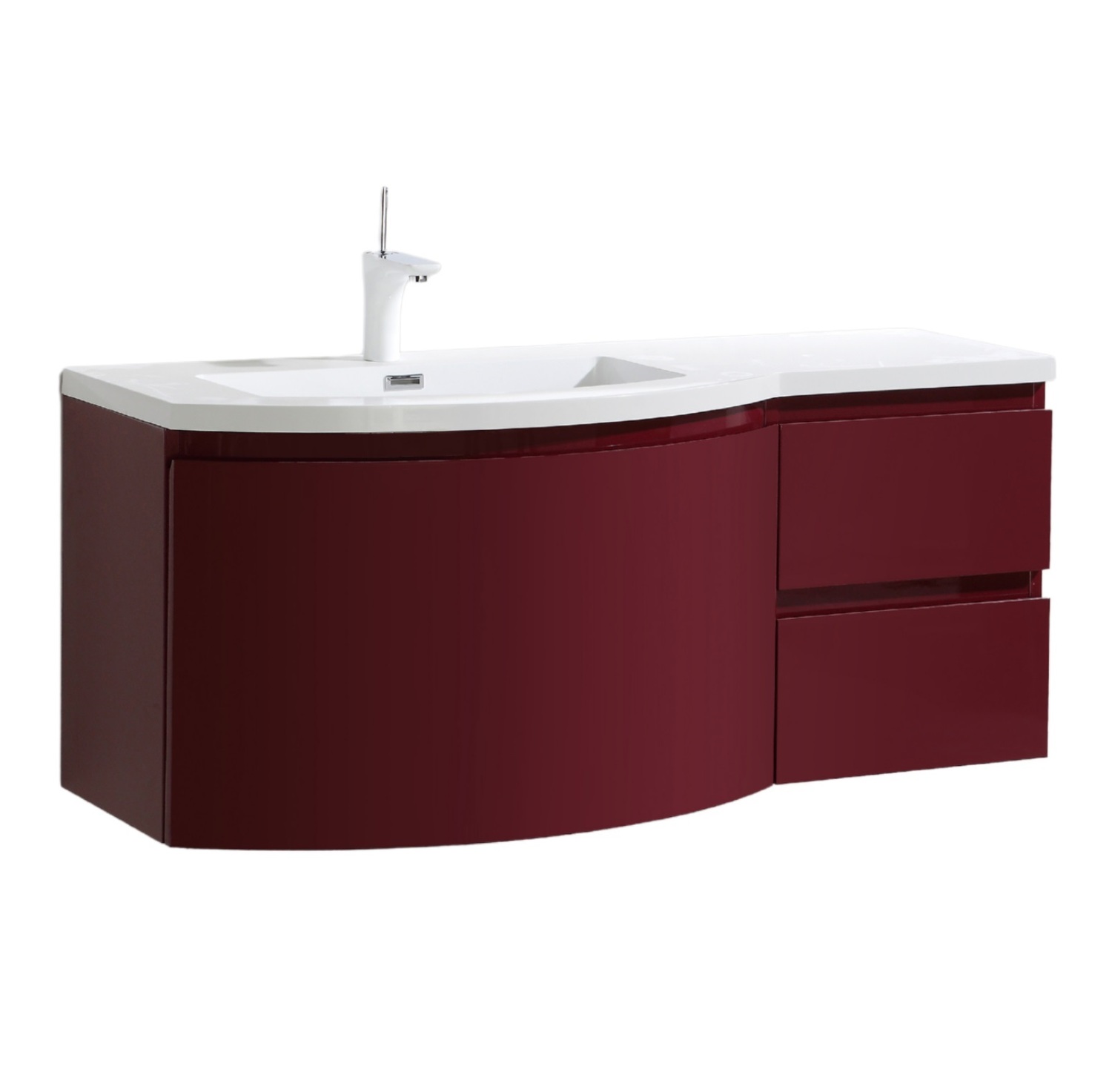 Prospero 1200mm Left Hand Wall Hung Single Vanity