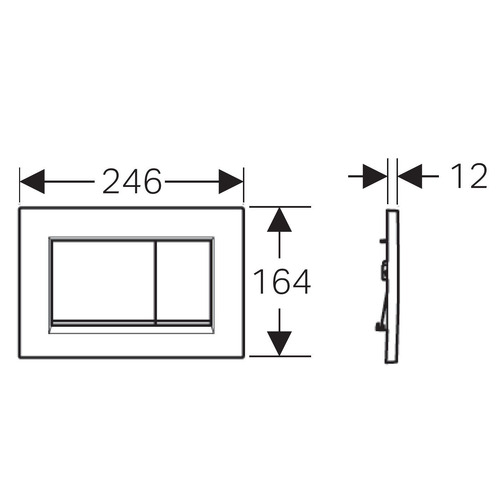 Sigma30 Dual Flush Button