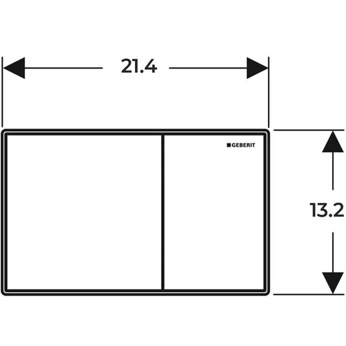 Sigma60 Dual Flush Button