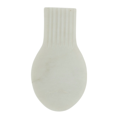 White Mara Marble Spoon Rest