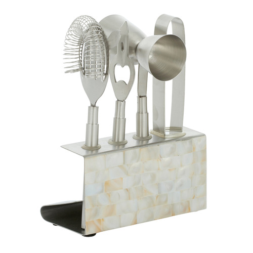 5 Piece Danica Stainless Steel Bar Tool Set Temple & ster