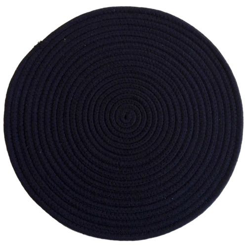 Hub Living Geometric Woven Round Cotton Placemats Temple & ster