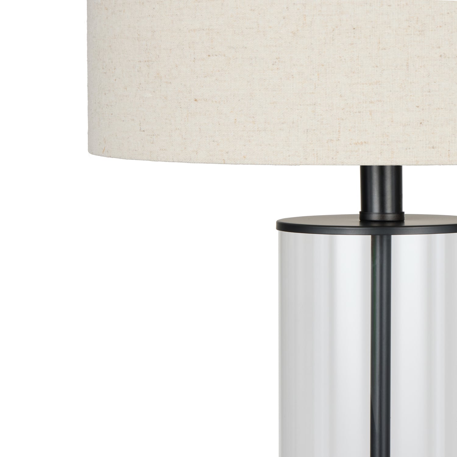 61cm Wesport Iron & Glass Table Lamp