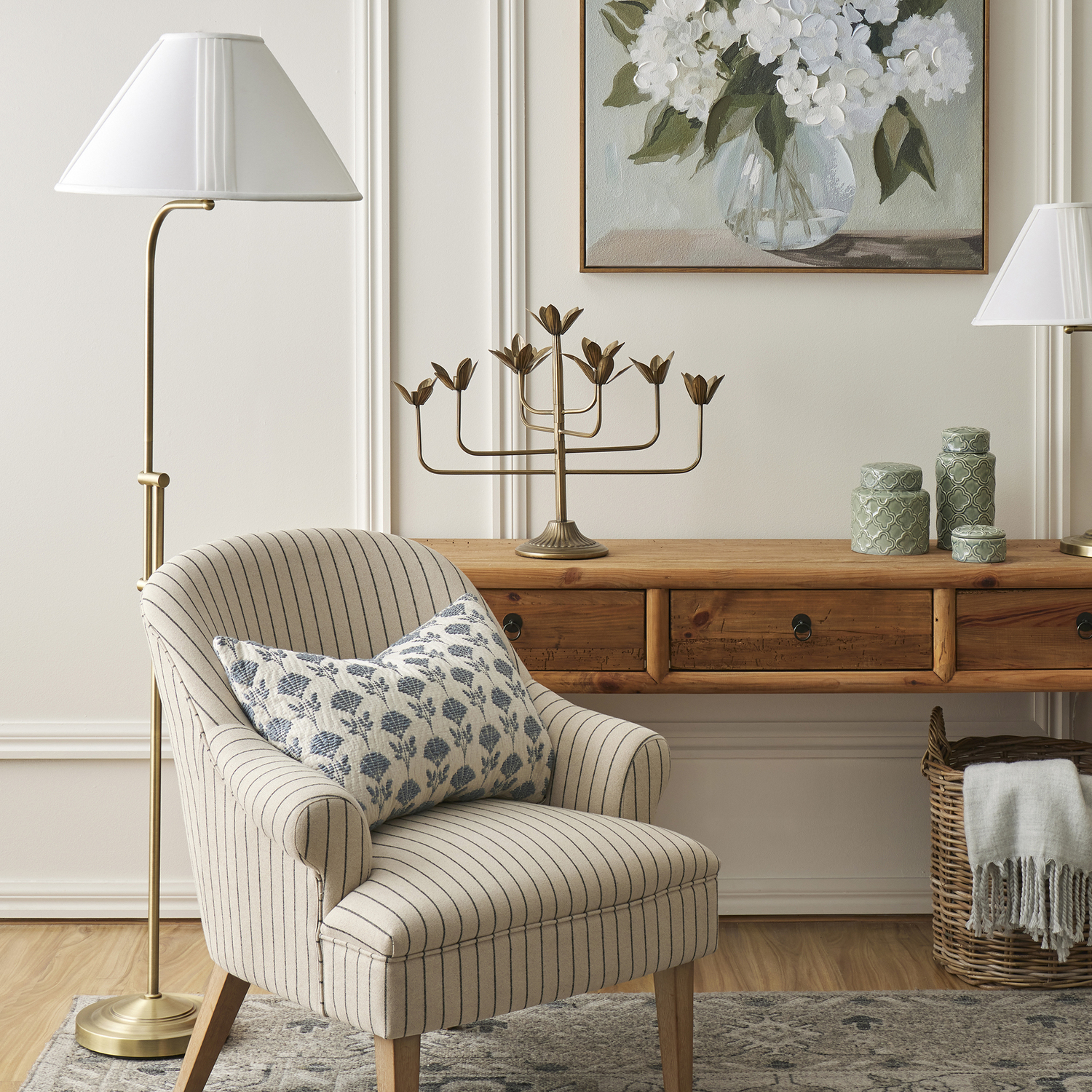 168cm Cape Iron Floor Lamp
