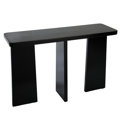 The Home Collective Modern Mango Wood Console Table Temple & ster