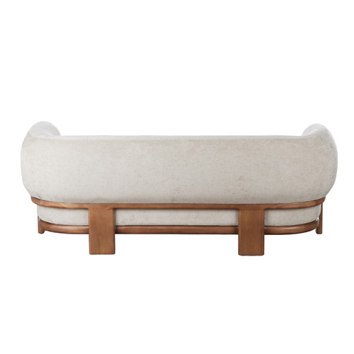 Abramson 2 Seater Rubberwood Sofa