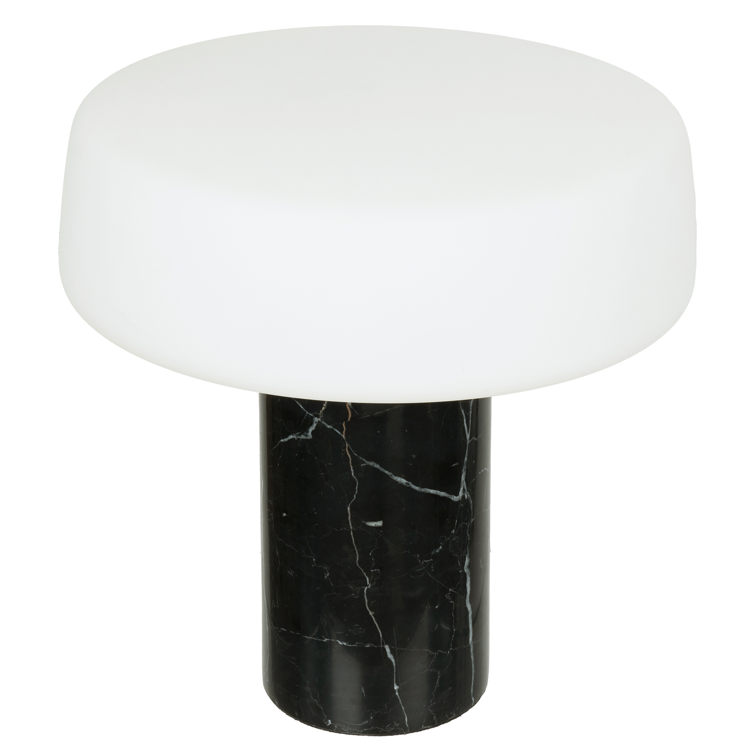 35cm Holland Glass & Marble Table Lamp