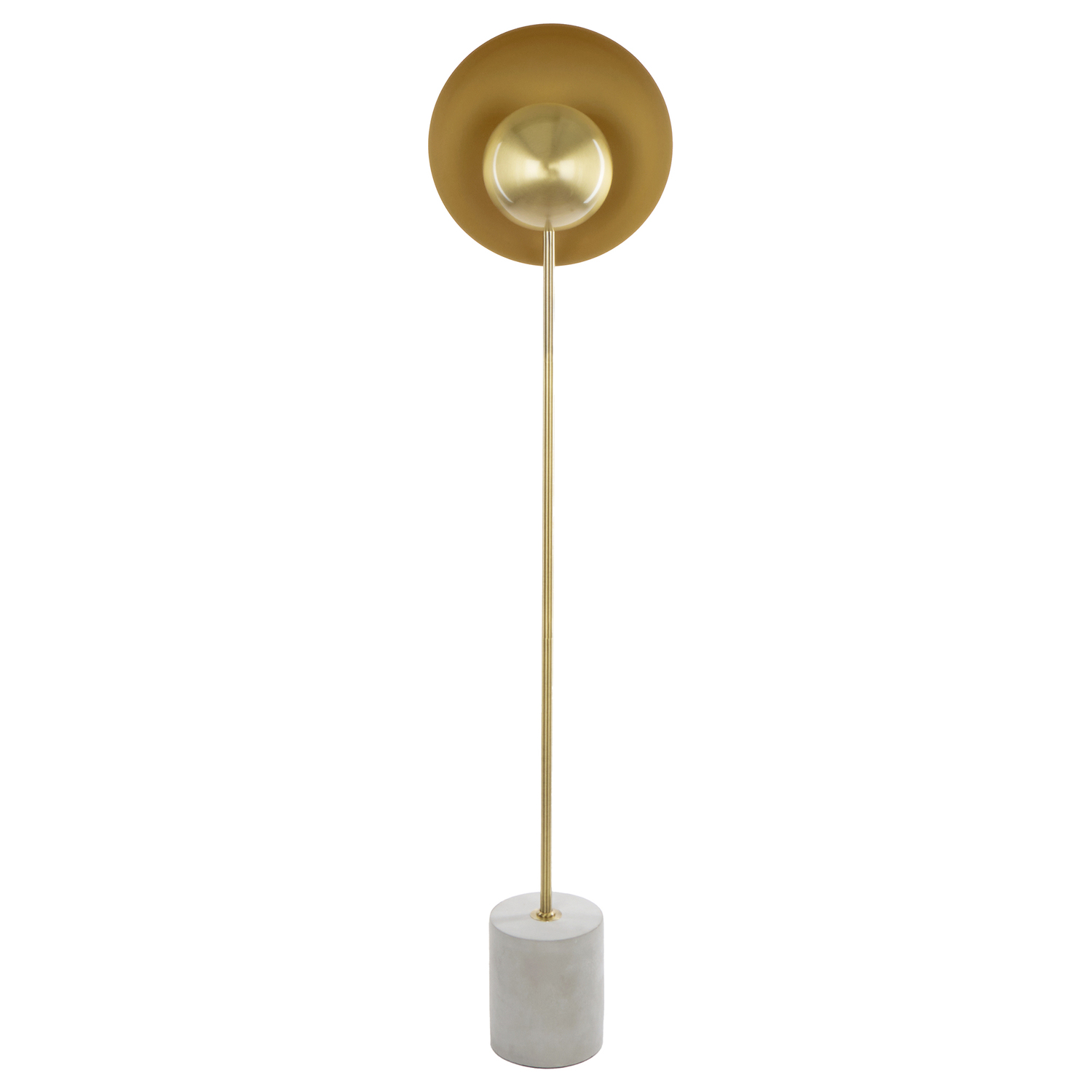 160cm Malcolm Iron & Cement Floor Lamp