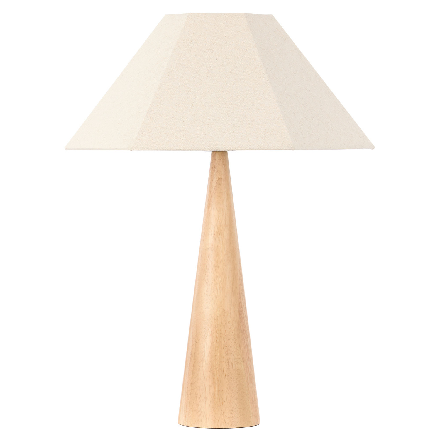 Hastings Rubberwood & Linen Table Lamp