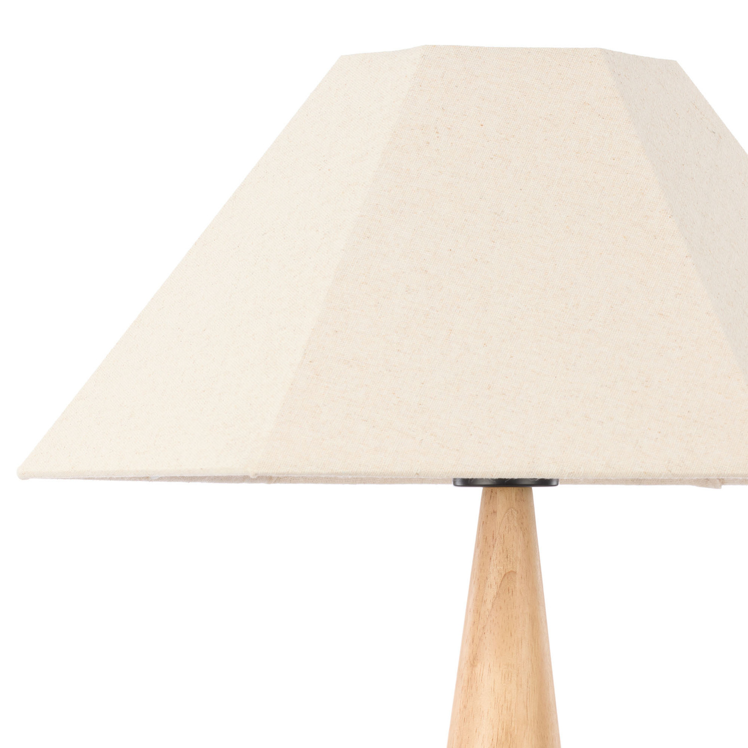 Hastings Rubberwood & Linen Table Lamp