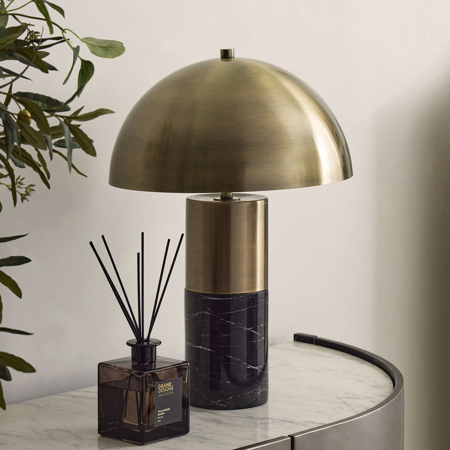 52cm Willow Marble Table Lamp