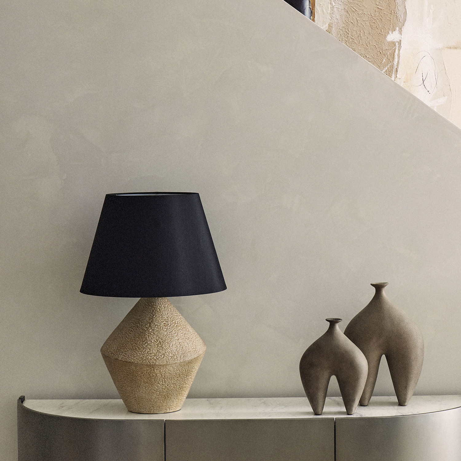 Gibson Ceramic & Linen Table Lamp