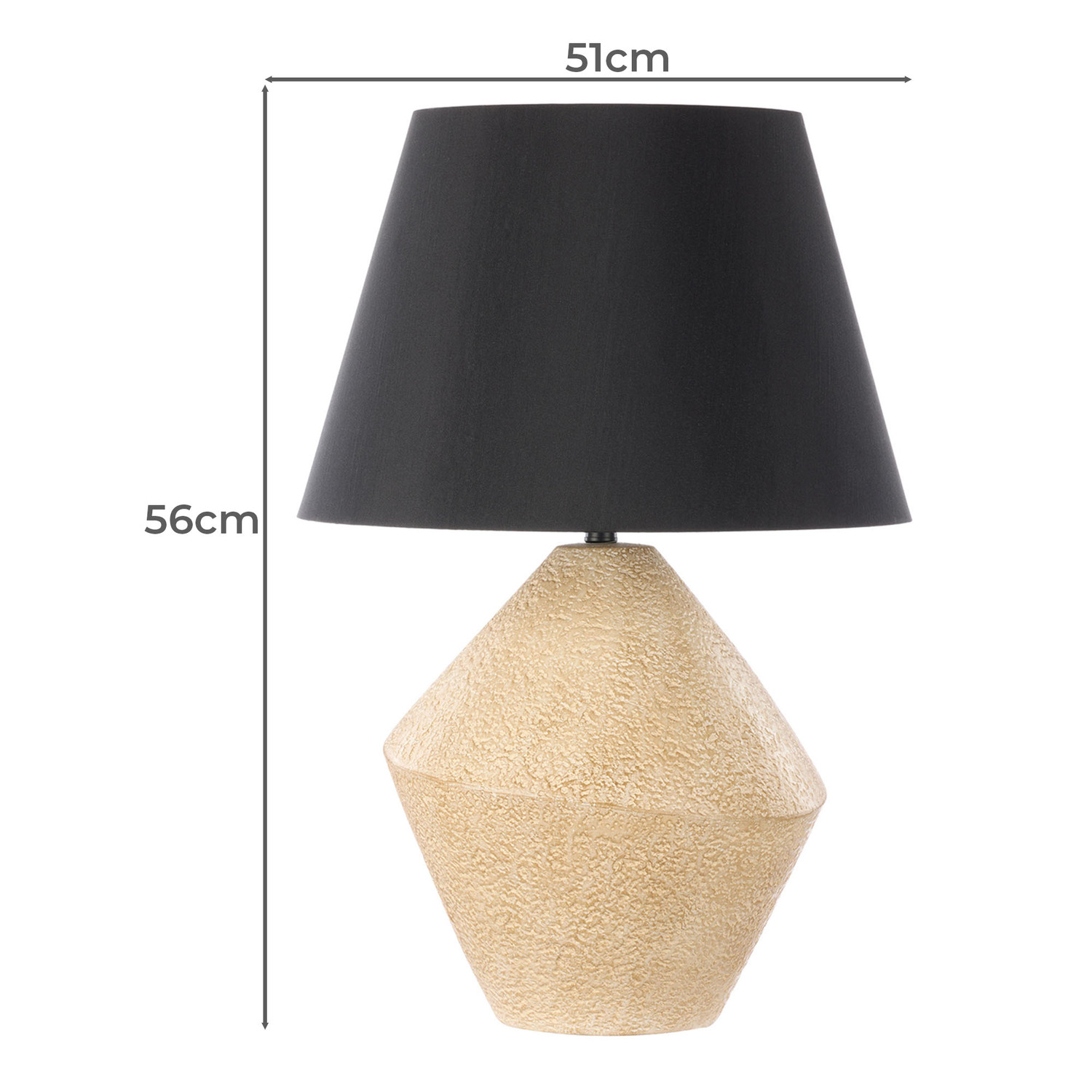 Gibson Ceramic & Linen Table Lamp