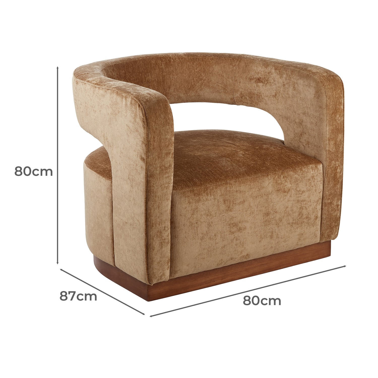 Jade Chenille Armchair
