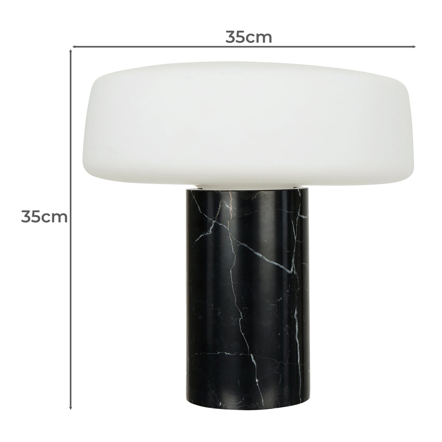 Holland Marble & Glass Table Lamp
