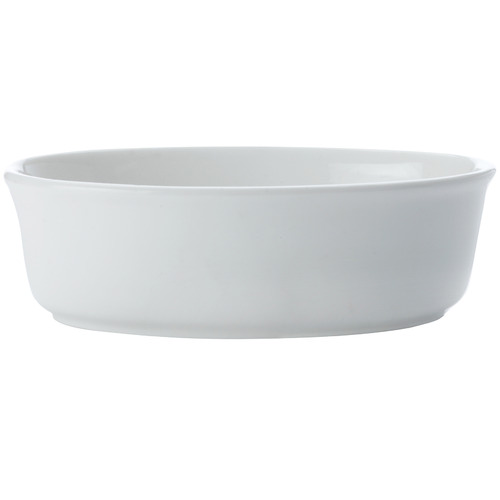 White Basics 13cm Oval Porcelain Pie Dishes