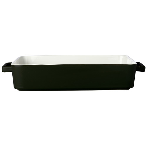 Black Epicurious 32cm Rectangular Porcelain Baker