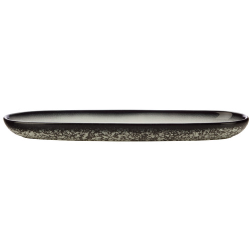 Maxwell & Williams Graphite Caviar 40cm Oval Porcelain Platter | Temple ...