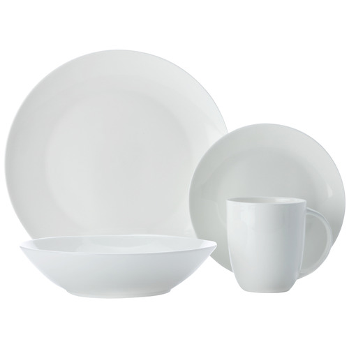 16 Piece Cashmere Resort Coupe Dinner Set