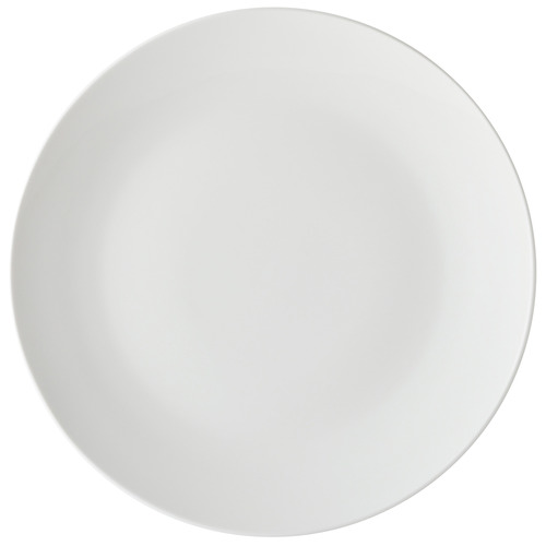 White Basics 23cm Porcelain Coupe Entree Plates
