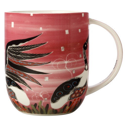 Maxwell & Williams Melanie Hava Jugaig-Bana-Wabu Pink Jabirus 440ml Mug ...