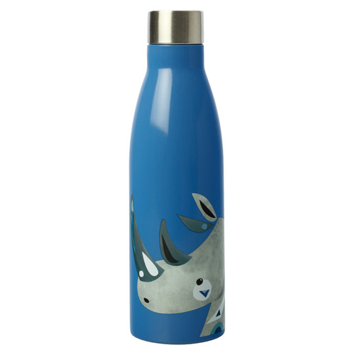 Maxwell & Williams Pete Cromer Wildlife Rhino 500ml Double Wall Bottle ...