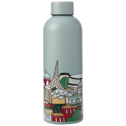 Megan McKean Cities Melbourne 500ml Double Wall Drink Bottle Temple