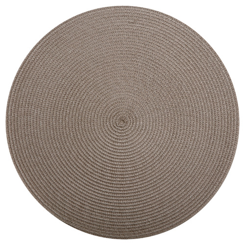 Taupe Table Accents Round Placemats