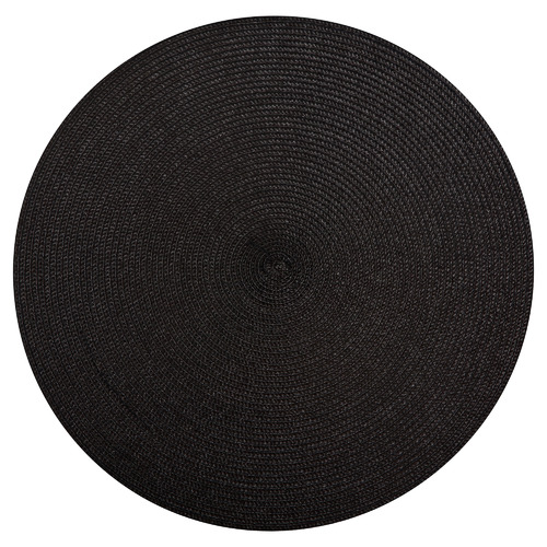 Black Table Accents Round Placemats