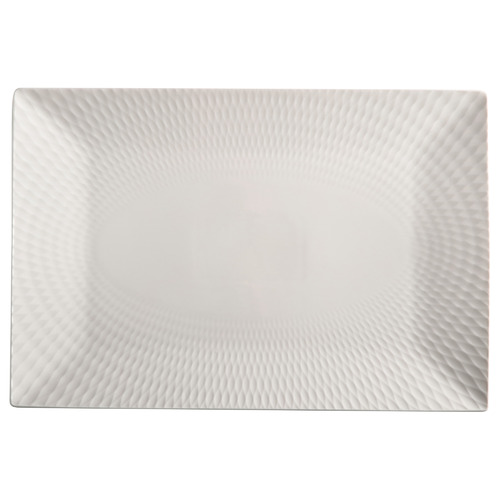 White Basics Diamonds 36 x 25cm Porcelain Platter