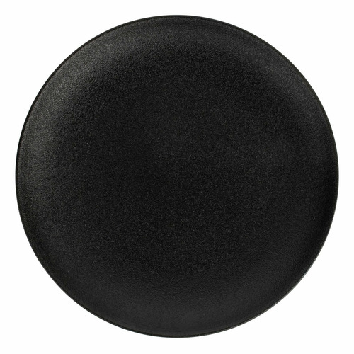 12 Piece Black Caviar Porcelain Dinner Set