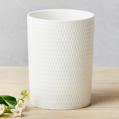 Maxwell & Williams White Basics Diamonds Porcelain Utensil Holder Temple & ster