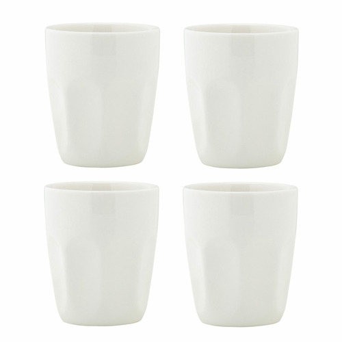 White Basics 200ml Porcelain Latte Cups