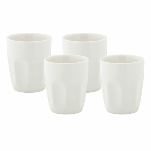 White Basics 200ml Porcelain Latte Cups