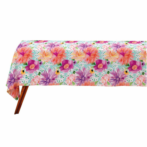 Teas & C's Dahlia Daze Cotton Tablecloth Temple & ster