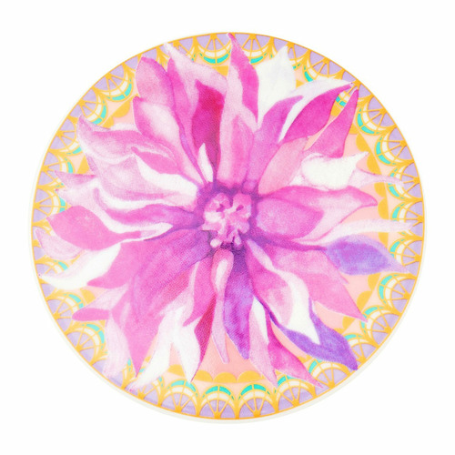 Pink Teas & C's Dahlia Daze 340ml Mug with Infuser Temple & ster