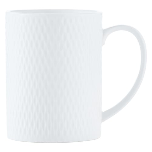 White Basics Diamonds 400ml Mug