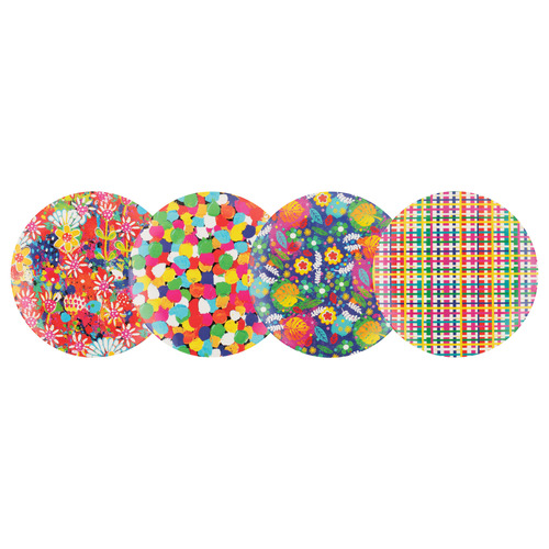 4 Piece Donna Sharam Byron 28cm Plate Set