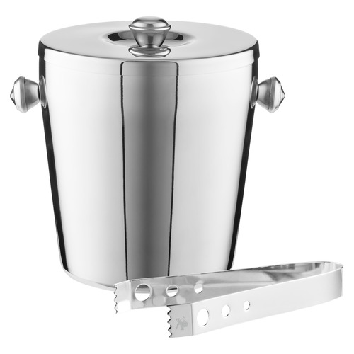 2 Piece Cocktail & Co Ice Bucket & Tong Set