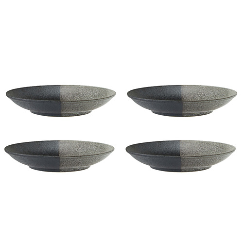 Umi 25cm Porcelain Footed Bowls