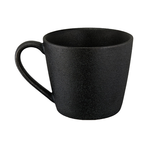 Black Caviar 420ml Porcelain Conical Mugs