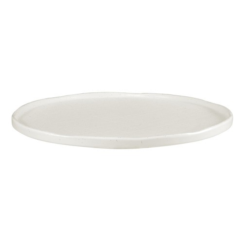 Speckle White Onni 26.5cmPorcelain  High Rim Dinner Plates