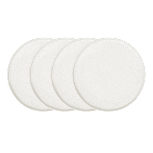 Speckle White Onni 26.5cmPorcelain  High Rim Dinner Plates