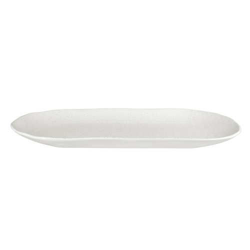 Speckle White Onni Oblong Porcelain Serving Platter
