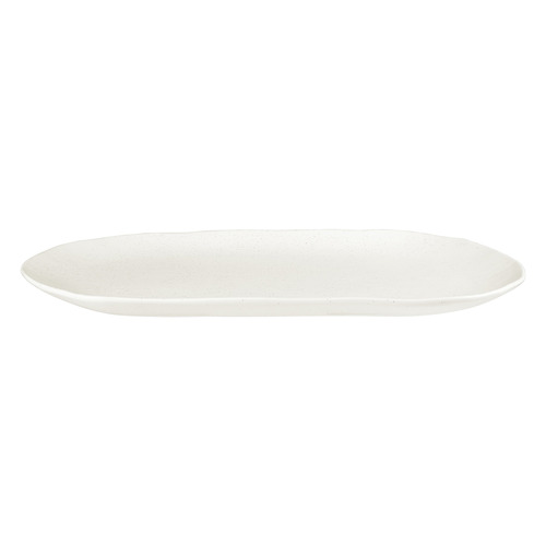 Speckle White Onni Oblong Porcelain Serving Platter