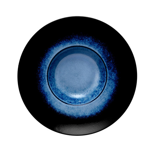 Midnight Caviar 28cm Porcelain Show Plates