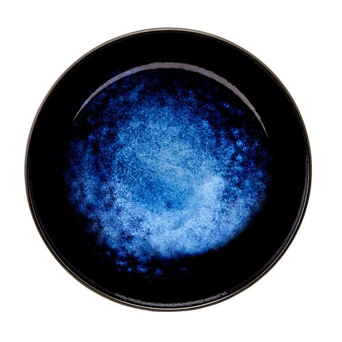 Midnight Caviar 19cm Porcelain Coupe Bowls