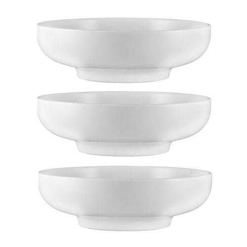 White Basics Porcelain Serving Bowl